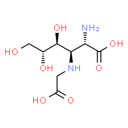 ChemSpider 2D Image | (3R,4S,5R)-3-[(Carboxymethyl)amino]-4,5,6-trihydroxy-L-norleucine | C8H16N2O7