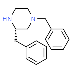 ChemSpider 2D Image | (3S)-1,3-Dibenzylpiperazine | C18H22N2