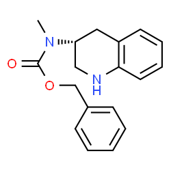 ChemSpider 2D Image | (R)-Benzyl methyl(1,2,3,4-tetrahydroquinolin-3-yl)carbamate | C18H20N2O2
