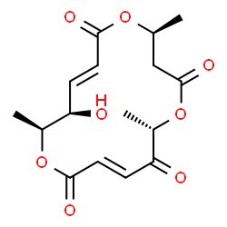 ChemSpider 2D Image | Macrosphelide B | C16H20O8