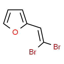 ChemSpider 2D Image | 2-(2,2-Dibromovinyl)furan | C6H4Br2O