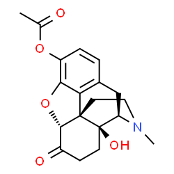 ChemSpider 2D Image | 3-Acetyloxymorphone | C19H21NO5