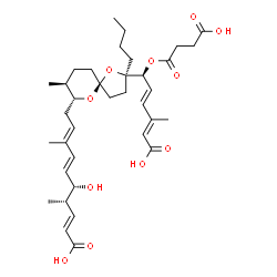 ChemSpider 2D Image | Reveromycin B | C36H52O11