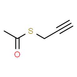 ChemSpider 2D Image | S-2-Propyn-1-yl ethanethioate | C5H6OS