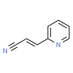 ChemSpider 2D Image | (2E)-3-(2-Pyridinyl)acrylonitrile | C8H6N2