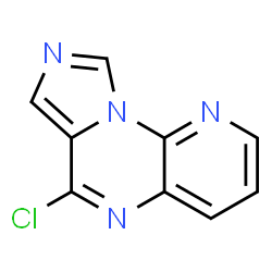 ChemSpider 2D Image | 6-Chloroimidazo[1,5-a]pyrido[3,2-e]pyrazine | C9H5ClN4