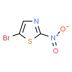 ChemSpider 2D Image | 5-bromo-2-nitroThiazole | C3HBrN2O2S