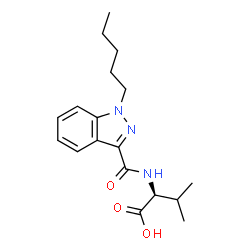 ChemSpider 2D Image | AMB butanoic acid metabolite | C18H25N3O3