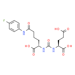 ChemSpider 2D Image | N-({(1S)-1-Carboxy-5-[(4-fluorophenyl)amino]-5-oxopentyl}carbamoyl)-L-glutamic acid | C18H22FN3O8