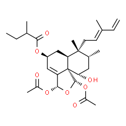 ChemSpider 2D Image | Casearvestrin B | C29H42O8