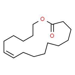 ChemSpider 2D Image | (11Z)-Oxacycloheptadec-11-en-2-one | C16H28O2