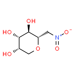 ChemSpider 2D Image | a-L-Arabinopyranosylnitromethane | C6H11NO6