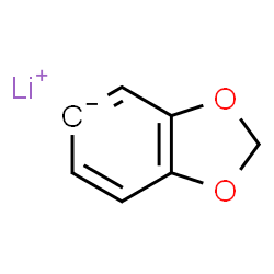 ChemSpider 2D Image | Lithium 1,3-benzodioxol-5-ide | C7H5LiO2