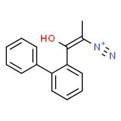 ChemSpider 2D Image | (1E)-1-(2-Biphenylyl)-1-hydroxy-1-propene-2-diazonium | C15H13N2O