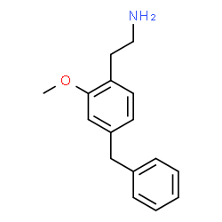 ChemSpider 2D Image | 2-(4-Benzyl-2-methoxyphenyl)ethanamine | C16H19NO