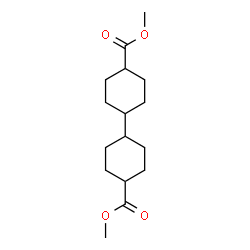 ChemSpider 2D Image | Dimethyl 1,1'-bi(cyclohexyl)-4,4'-dicarboxylate | C16H26O4
