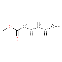 ChemSpider 2D Image | 6-Methoxy-6-oxo-1,2,3,4,5-hexanepentayl | C7H9O2