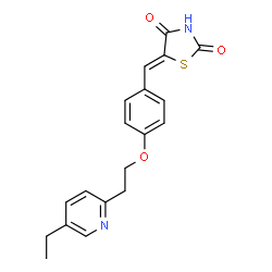 ChemSpider 2D Image | (5Z)-didehydropioglitazone | C19H18N2O3S