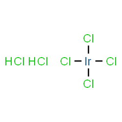 ChemSpider 2D Image | Chloroiridic acid | H2Cl6Ir
