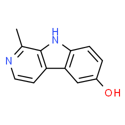 ChemSpider 2D Image | 6-hydroxyharman | C12H10N2O