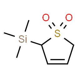 ChemSpider 2D Image | (1,1-Dioxido-2,5-dihydro-2-thiophenyl)(trimethyl)silane | C7H14O2SSi