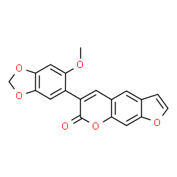 ChemSpider 2D Image | PACHYRRHIZIN | C19H12O6
