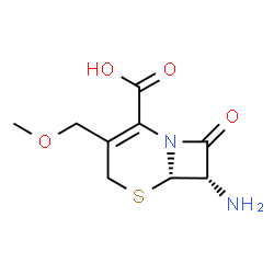 ChemSpider 2D Image | 7-AMINO-3-(METHOXYMETHYL)-3-CEPHEM-4-CARBOXYLIC ACID | C9H12N2O4S