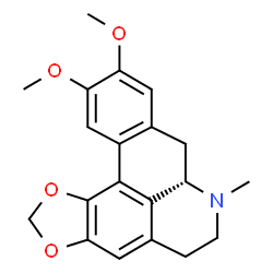 ChemSpider 2D Image | (+)-Dicentrine | C20H21NO4