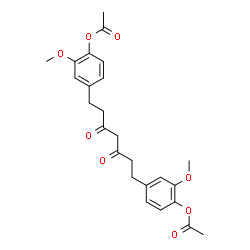 ChemSpider 2D Image | TETRAHYDROCURCUMIN DIACETATE | C25H28O8