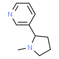 ChemSpider 2D Image | (+/-)-nicotine | C10H14N2