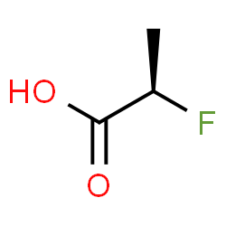 ChemSpider 2D Image | (2R)-2-Fluoropropanoic acid | C3H5FO2