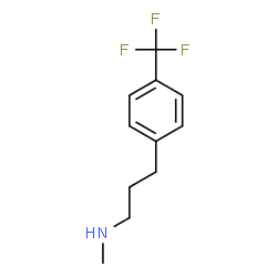 ChemSpider 2D Image | N-Methyl-4-(trifluoromethyl)benzenepropanamine | C11H14F3N