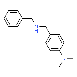 ChemSpider 2D Image | 4-[(Benzylamino)methyl]-N,N-dimethylaniline | C16H20N2