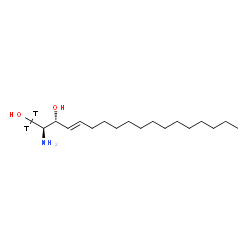 ChemSpider 2D Image | (2R,3R,4E)-2-Amino(1,1-~3~H_2_)-4-octadecene-1,3-diol | C18H35T2NO2