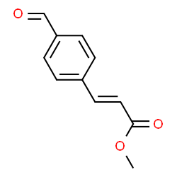 ChemSpider 2D Image | Methyl 4-formylcinnamate | C11H10O3