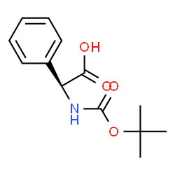 ChemSpider 2D Image | Boc-Phg-Oh | C13H17NO4