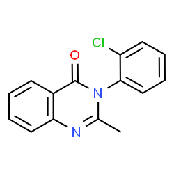 ChemSpider 2D Image | mecloqualone | C15H11ClN2O