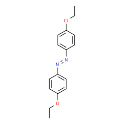 ChemSpider 2D Image | (E)-Bis(4-ethoxyphenyl)diazene | C16H18N2O2