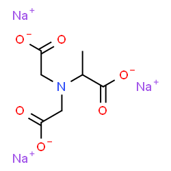 ChemSpider 2D Image | TRISODIUM DICARBOXYMETHYL ALANINATE | C7H8NNa3O6