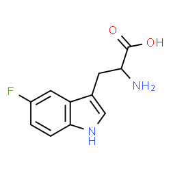 ChemSpider 2D Image | DL-5-Fluorotryptophan | C11H11FN2O2
