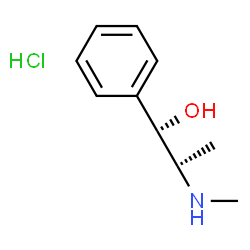 ChemSpider 2D Image | Pseudoephedrine hydrochloride | C10H16ClNO