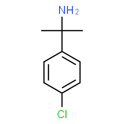 ChemSpider 2D Image | 2-(4-Chlorophenyl)-2-propanamine | C9H12ClN
