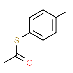 ChemSpider 2D Image | 1-Acetylthio-4-iodobenzene | C8H7IOS