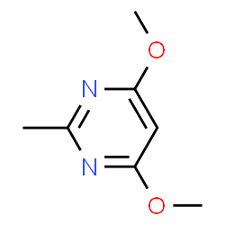 ChemSpider 2D Image | 2-methyl-4,6-dimethoxypyrimidine | C7H10N2O2