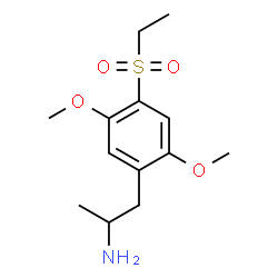 ChemSpider 2D Image | 1-[4-(Ethylsulfonyl)-2,5-dimethoxyphenyl]-2-propanamine | C13H21NO4S
