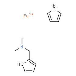 ChemSpider 2D Image | N,N-Dimethylaminomethylferrocene | C13H17FeN