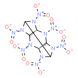 ChemSpider 2D Image | (3R,9R)-2,4,6,8,10,12-Hexanitro-2,4,6,8,10,12-hexaazatetracyclo[5.5.0.0~3,11~.0~5,9~]dodecane | C6H6N12O12