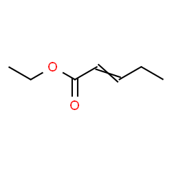 ChemSpider 2D Image | Ethyl 2-pentenoate | C7H12O2