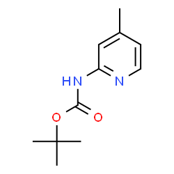 ChemSpider 2D Image | 2-Boc-amino-4-methylpyridine | C11H16N2O2