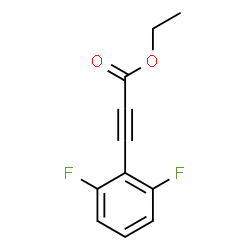 ChemSpider 2D Image | Ethyl 3-(2,6-difluorophenyl)-2-propynoate | C11H8F2O2